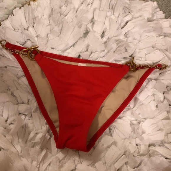 Red VS Chain Bikini Bottom - Picture 2 of 4
